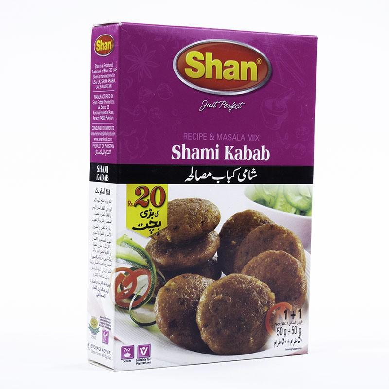 SHAN SHAMI KABAB MASALA 50+50GM