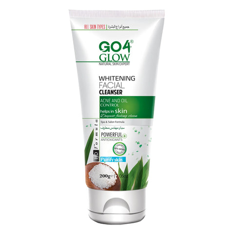 GO4 GLOW WHITENING FACIAL CLEANSER 200G