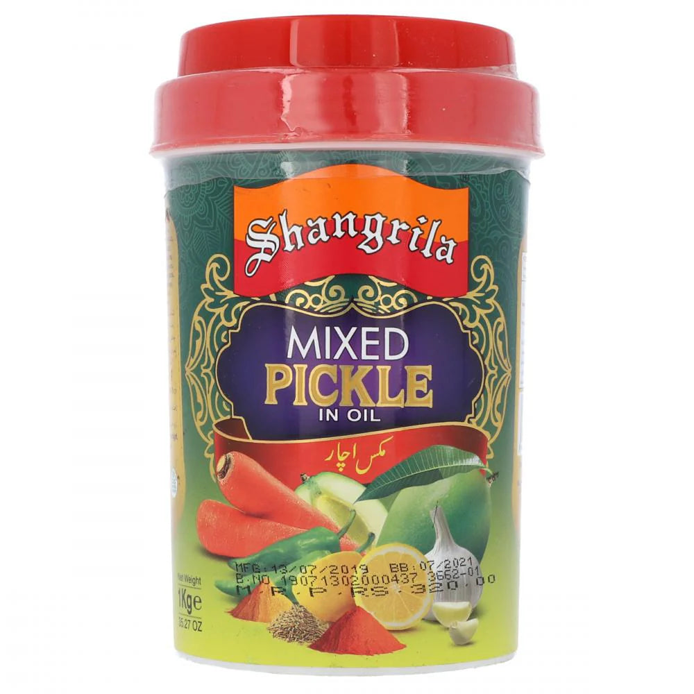SHANGRILA MIXED PICKLE IN OIL 1 KG