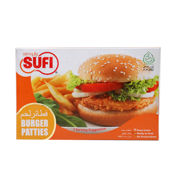 SUFI BURGER PATTIES 380G