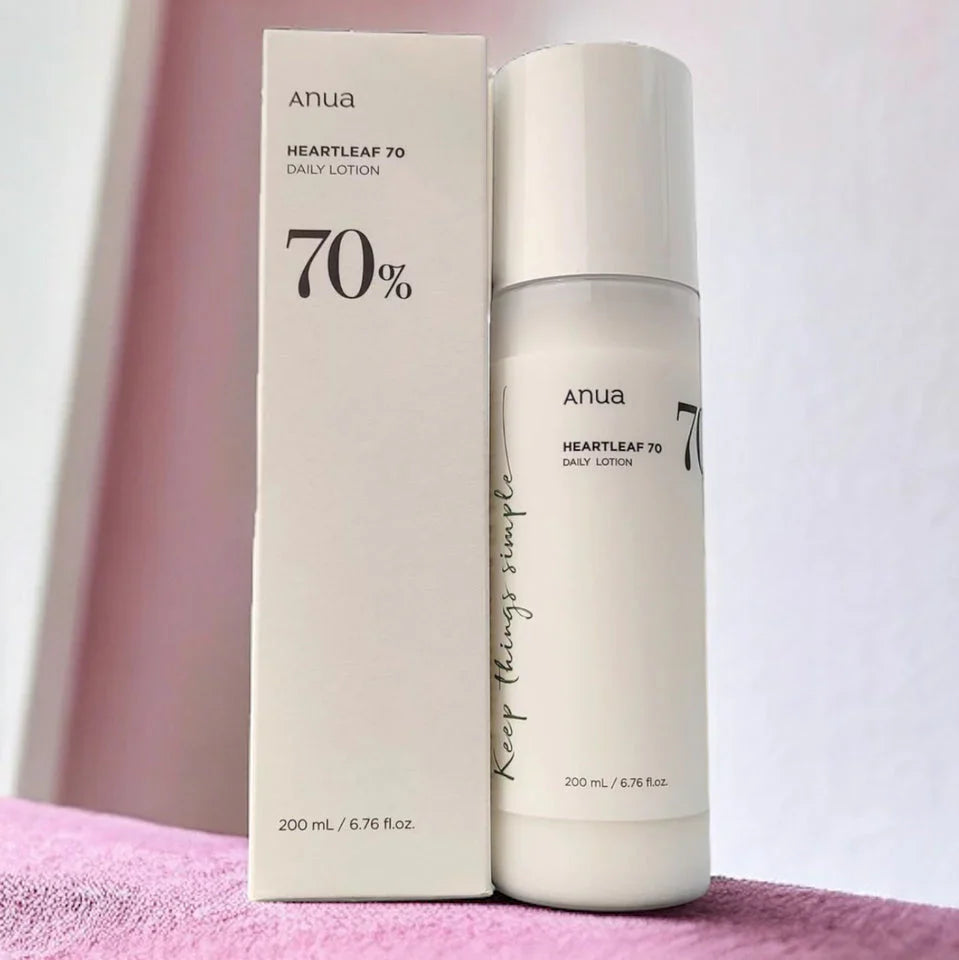 ANUA Heartleaf 70% Daily Relief Lotion 200ml Soothing Moisturizing Lotion for Sensitive Skin