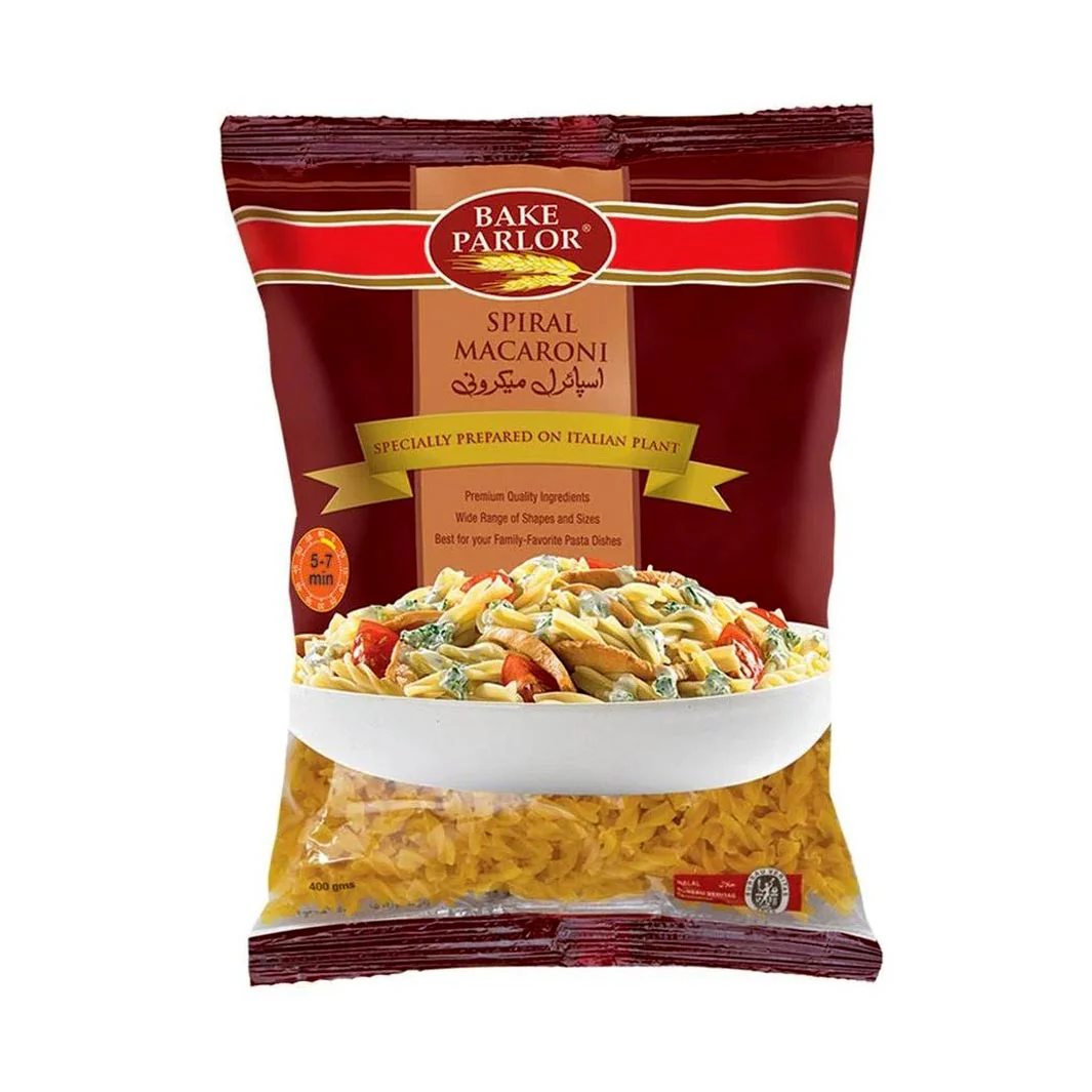 BAKE PARLOR SPIRAL MACRONI 400G