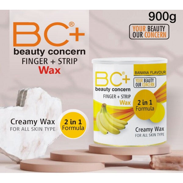 BC+ FINGER+STRIP WAX BANANA 250GM