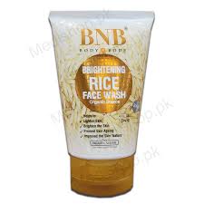 BNB Brightening Rice Face Wash (120ml) – Glow Boosting & Deep Cleansing Cleanser