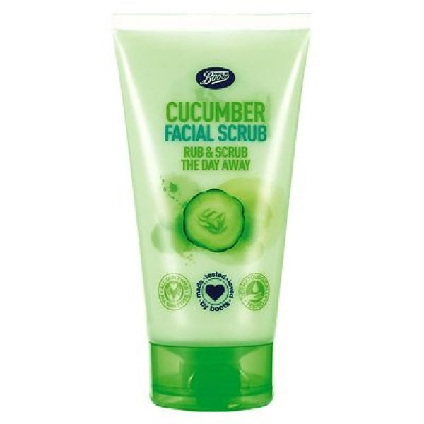 BOOTS CUCUMBER FACIAL SCRUB 150ML