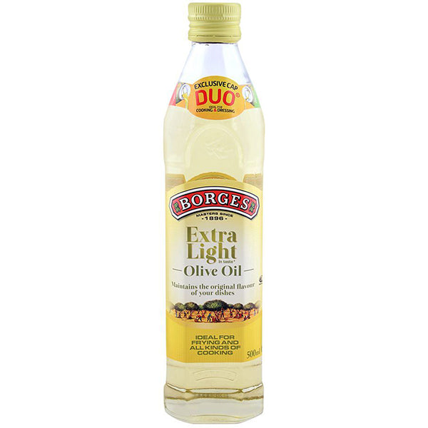 BORGES EXTRA LIGHT OLIVE OIL 500ML