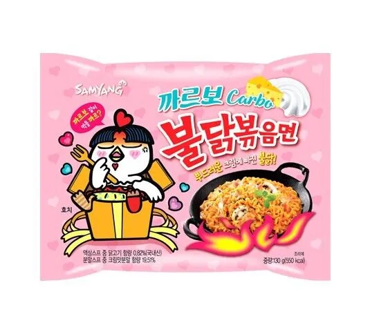 BULDAK CARBONARA HOT CHICKEN FLAVOR 130G