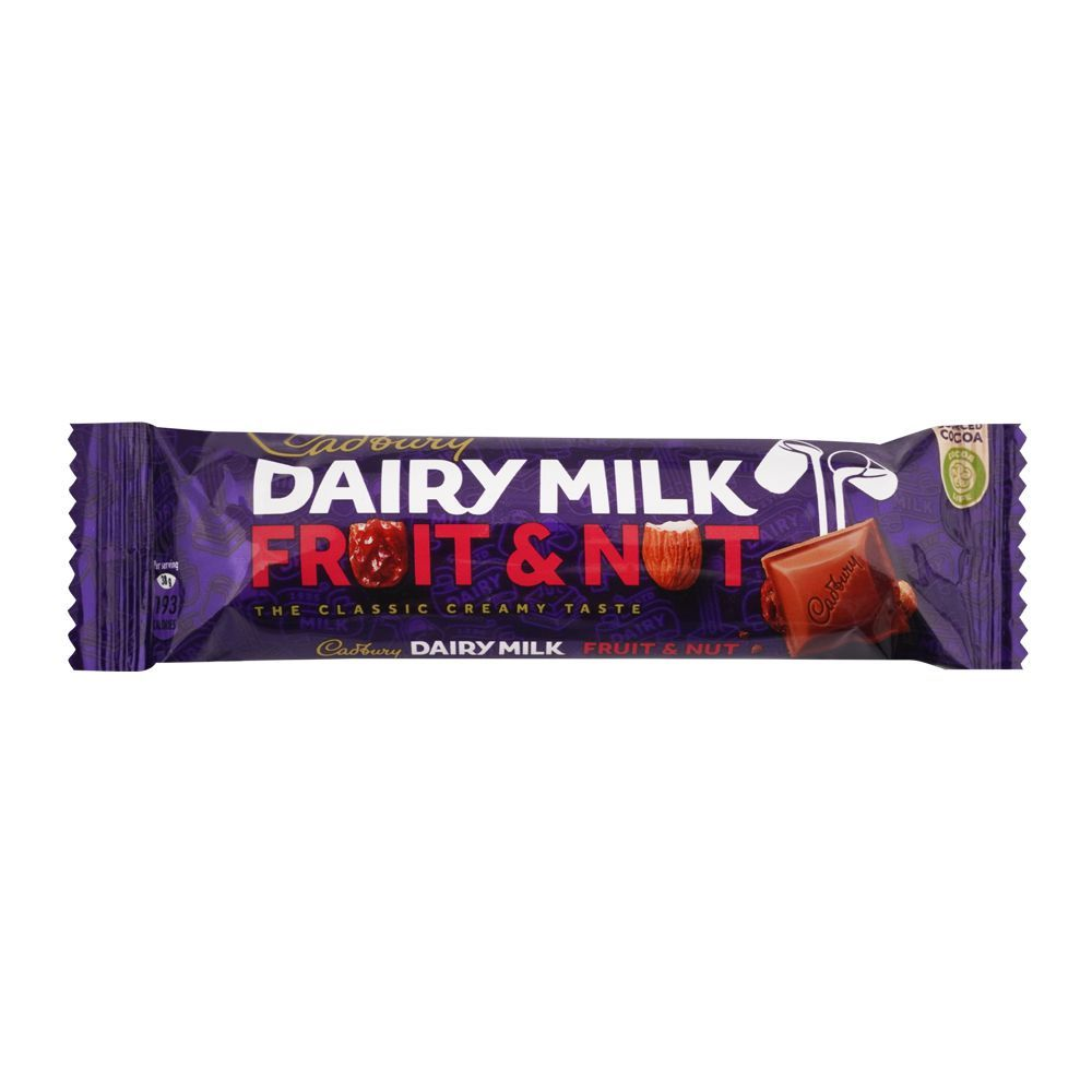 CADBURY DAIRY MILK FRUIT&NUT 38GM