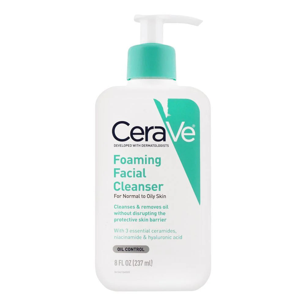 CeraVe Foaming Facial Cleanser Normal to Oily – Foaming Facial Cleanser 237ML