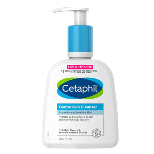 Cetaphil Gentle Skin Cleanser 237ml – Mild Daily Cleanser for Sensitive Skin