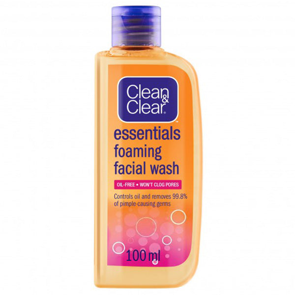 CLEAN & CLEAR ESSENTIALS FOAMING FACE WASH 100ML