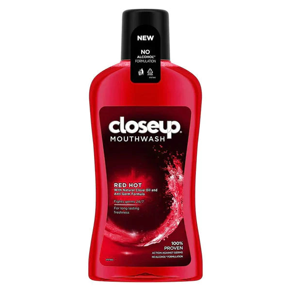 CLOSEUP RED HOT MOUTHWASH 300ML