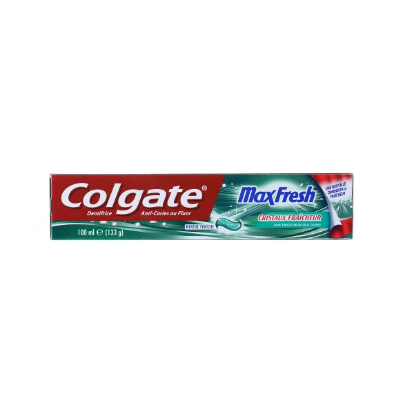 COLGATE MAXFRESH CRISTAUX FRAICHEUR/COOL MINT 100ML