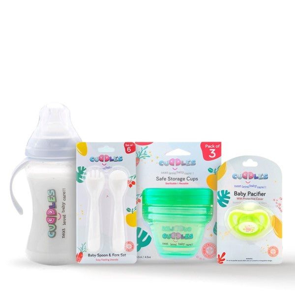 CUDDLES BABY SPON & FORK SET 6PCS