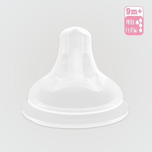 CUDDLES SILICONE NIPPLE 9M+