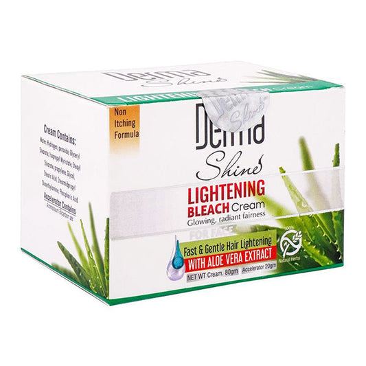 DERMA SHINE LIGHTENING BLEACH CREAM 80G