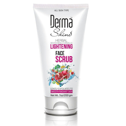 DERMA SHINE LIGHTENING FACE SCRUB 200G