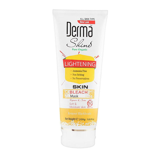 DERMA SHINE LIGHTENING SKIN BLEACH MASK 200G