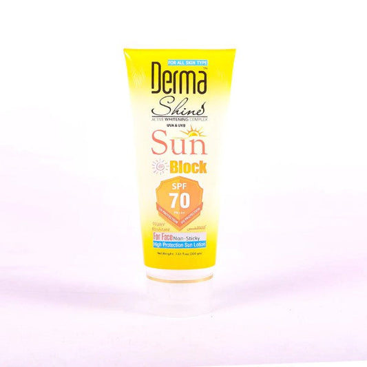 DERMA SHINE SUN BLOCK 60SPF 200GM