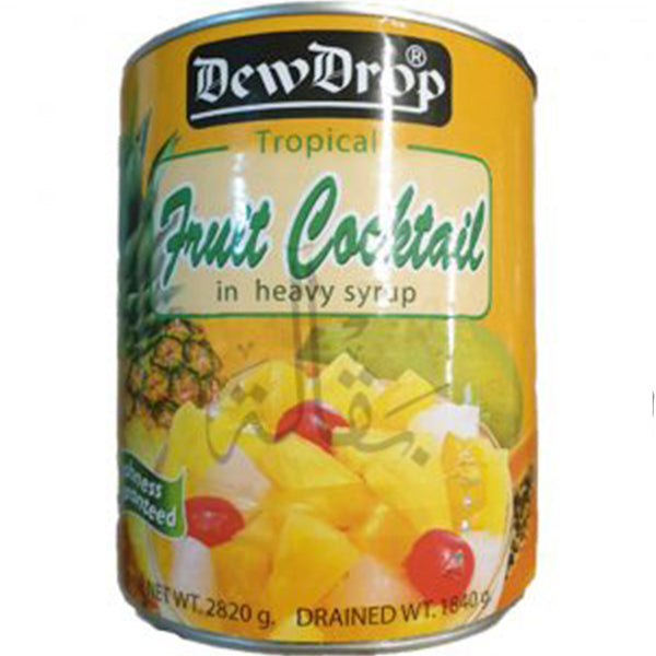 DEWDROP FRUIT COCKTAIL IN HEAVY SYRUP 2.82KG