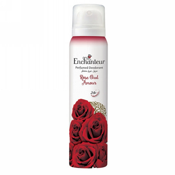 ENCHANTEUR PERFUMED DEO SPRAY ROSE OUD AMOUR 150ML