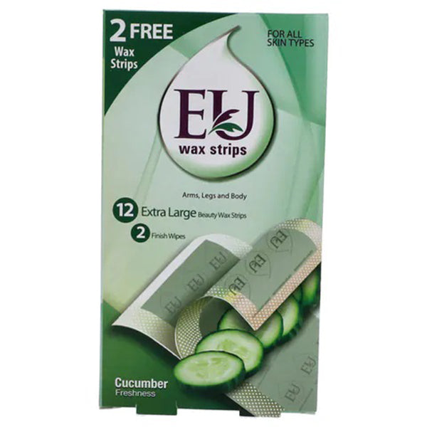 EU WAX STRIPS CUCUMBER FRESHNESS 10PCS