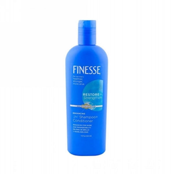 FINESSE RESTORE+STRENGTHEN SHAMPOO&CONDITIONER 443ML