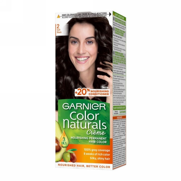 GARNIER COLOR NATURALS 2 SOFT BLACK