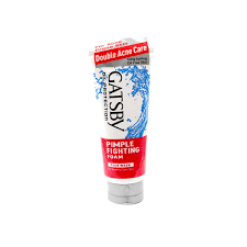 Gatsby Pimple Fighting Foam Face Wash (120g) – Deep Cleansing & Acne Control Formula