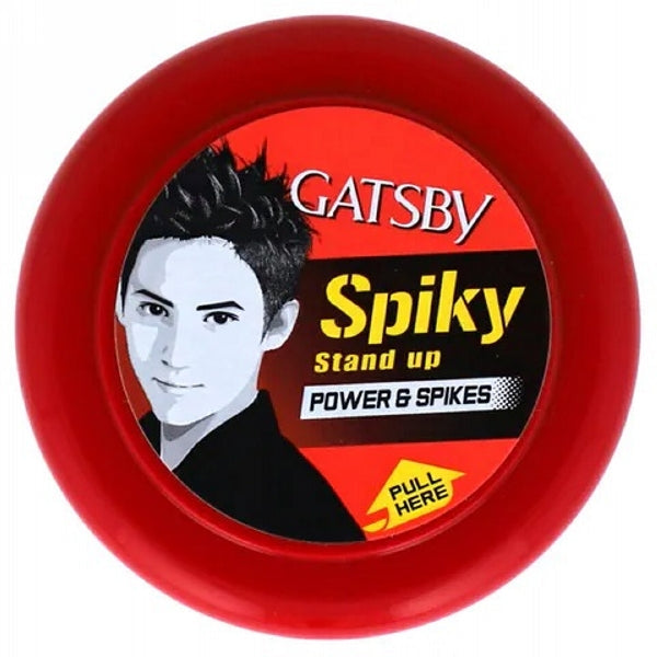 GATSBY POWER & SPIKES HAIR WAX RED 75GM