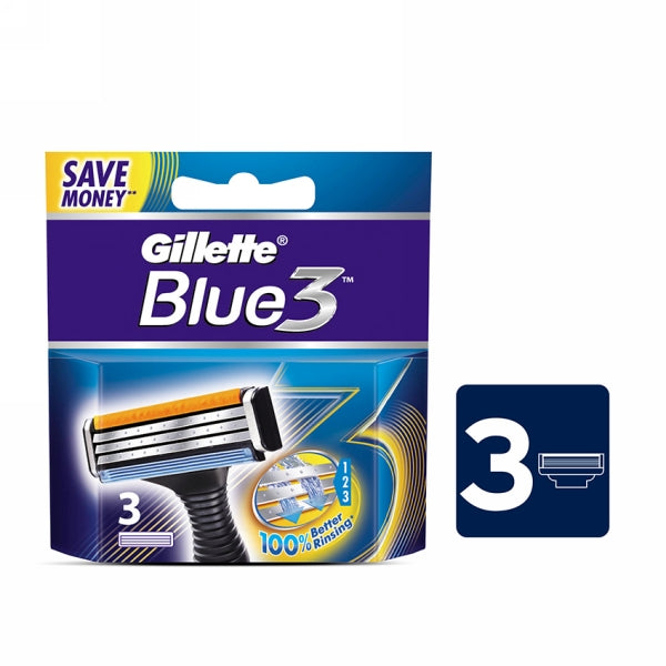 GILLETTE BLUE3 CARTRIDGES 3PCS