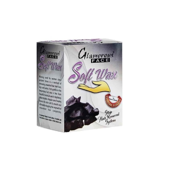 GLAMOROUS SOFT WAX CHARCOAL 200G