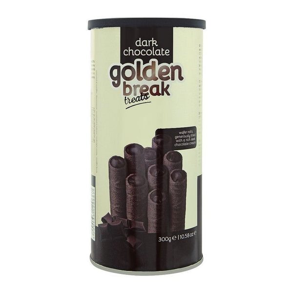 GOLDEN BREAK TREATS WAFER DARK CHOCOLATE 135GM