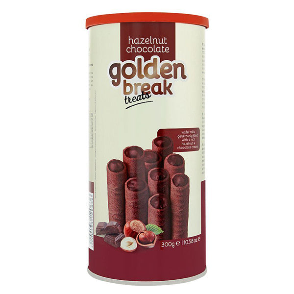 GOLDEN TREAT BREAK HAZELNUT CHOCOLATE 300GM