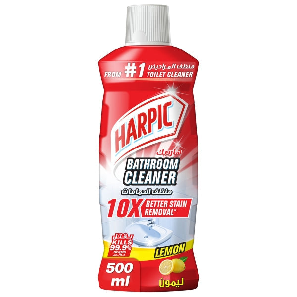 HARPIC BATHROOM CLEANER 10X LEMON 500ML