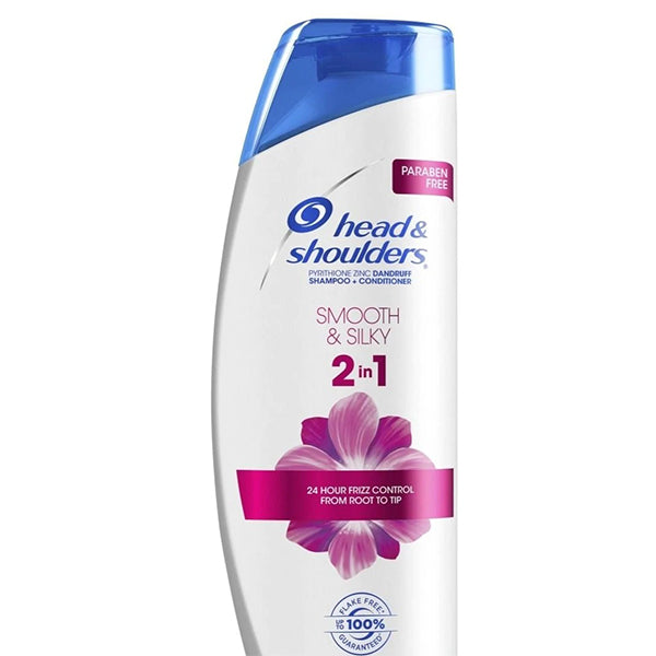 HEAD&SHOULDERS 2IN1 SHAMPOO+CONDITIONER SMOOTH & SILKY 190ML