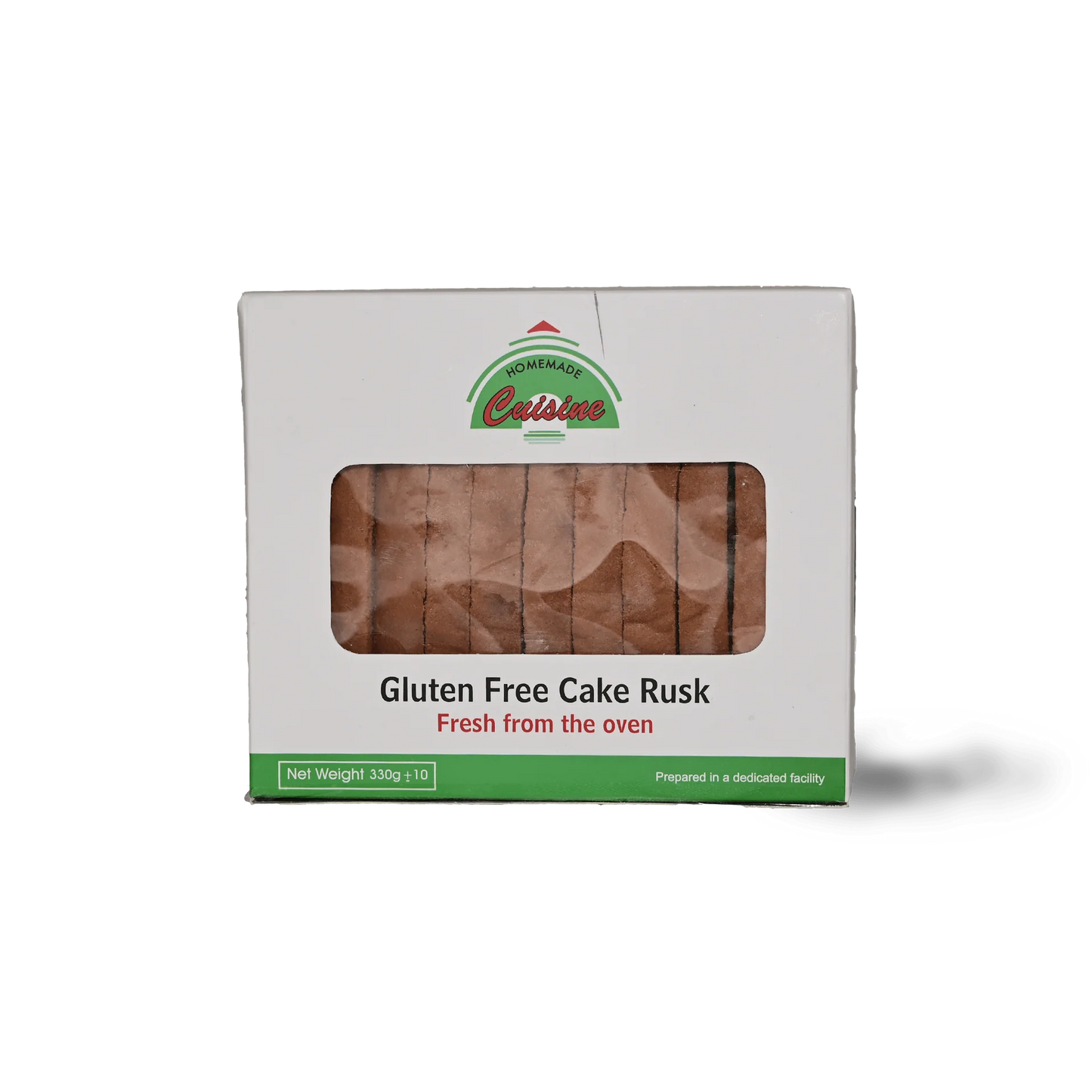 HOMEMADE CUISINE GLUTEN FREE CAKE RUSK 330G