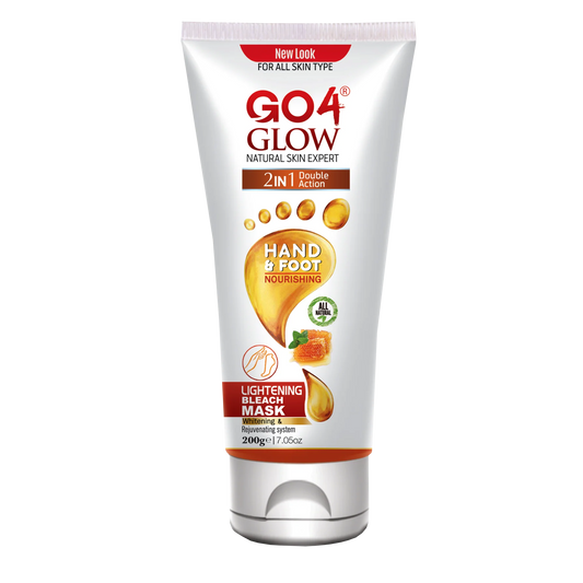GO4 GLOW HAND & FOOT NOURISHING BLEACH MASK 200G