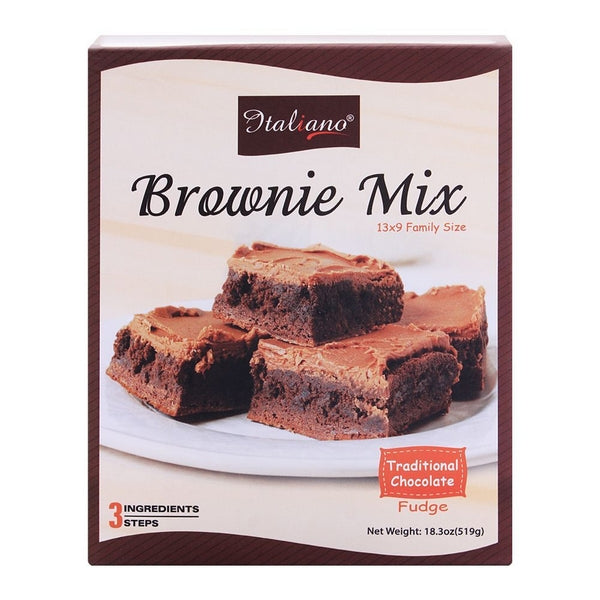 ITALIANO BROWNIE MIX TRADITION CHOCOLATE FUDGE 519G