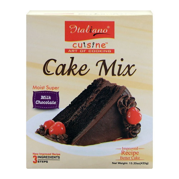ITALIANO CAKE MIX CHOCOLATE FUDGE 435G