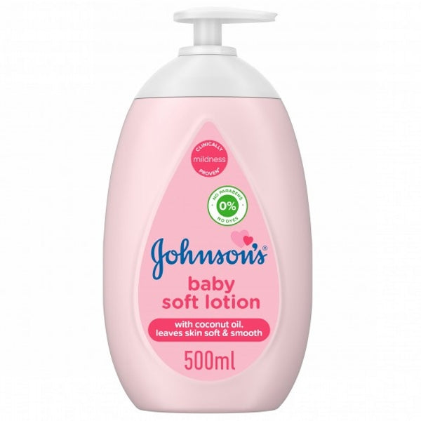 JOHNSONS BABY SOFT LOTION 500ML