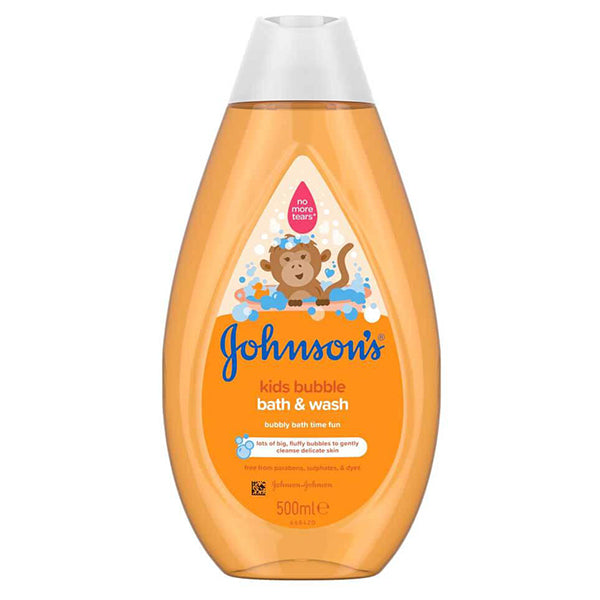JOHNSONS KIDS BUBBLE BATH & WASH 300ML