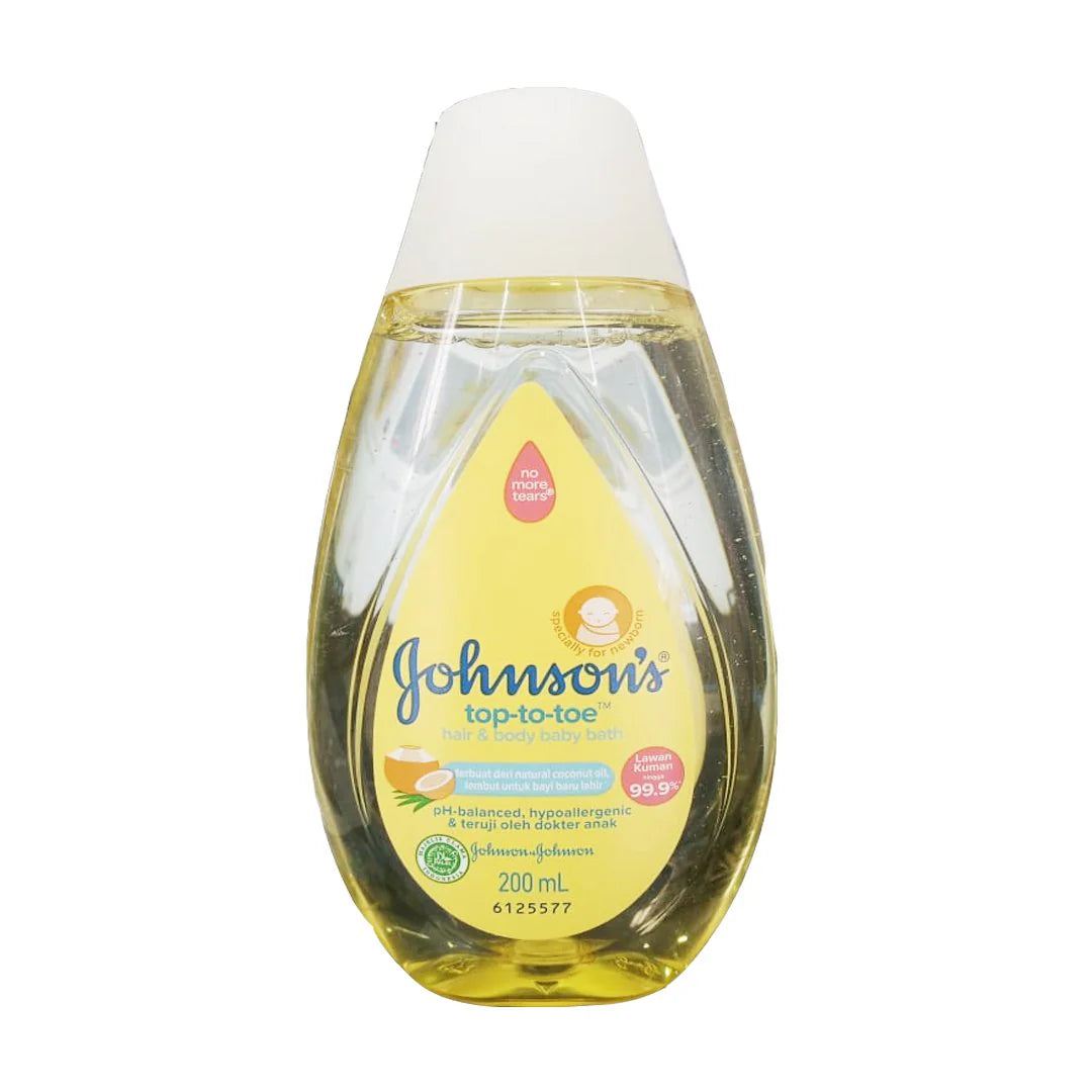 JOHNSON TOP-TO-TOE HAIR and BODY BABY BATH 200ML