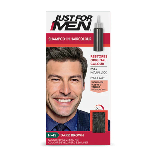 JUST FOR MAN HAIR COLOR DARK BOROWN