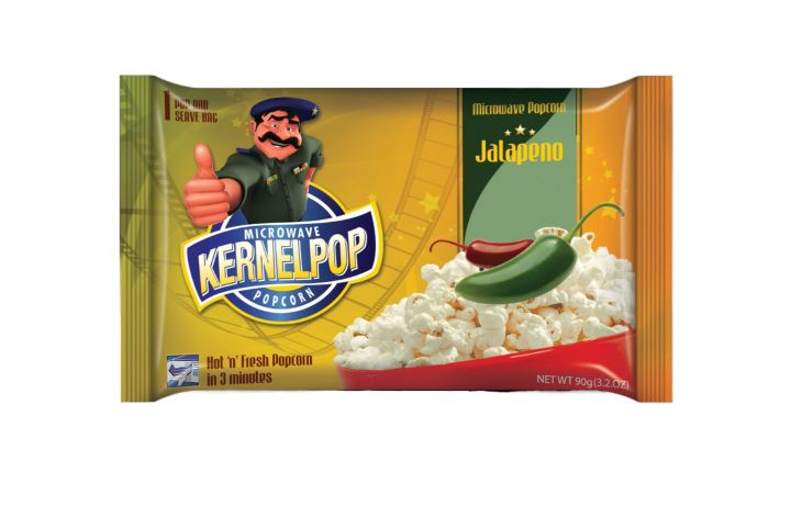 KERNELPOP MICROWAVE POPCRON JALAPENO 90G