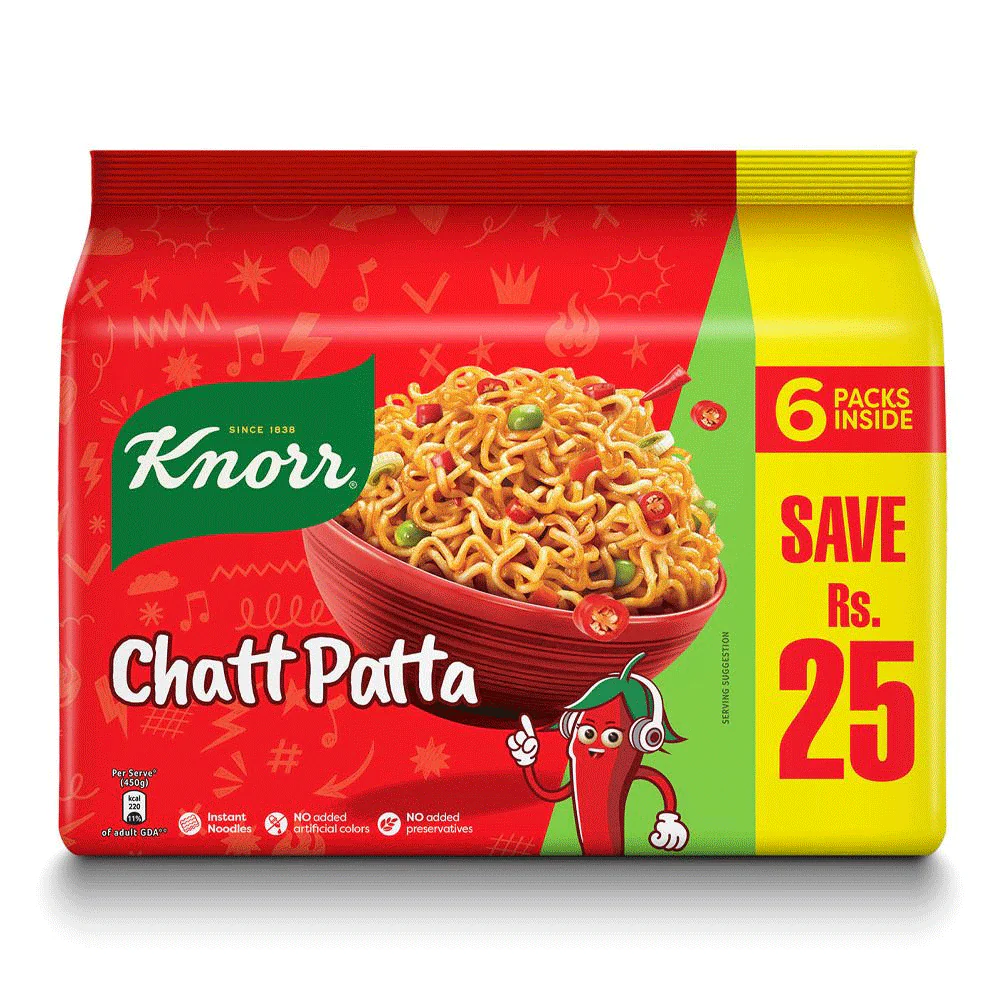 KNORR CHATT PATTA PARTY PACK 6PACK SAVER