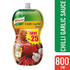 KNORR CHILLI GARLIC SAUCE SAVE RS30 800G