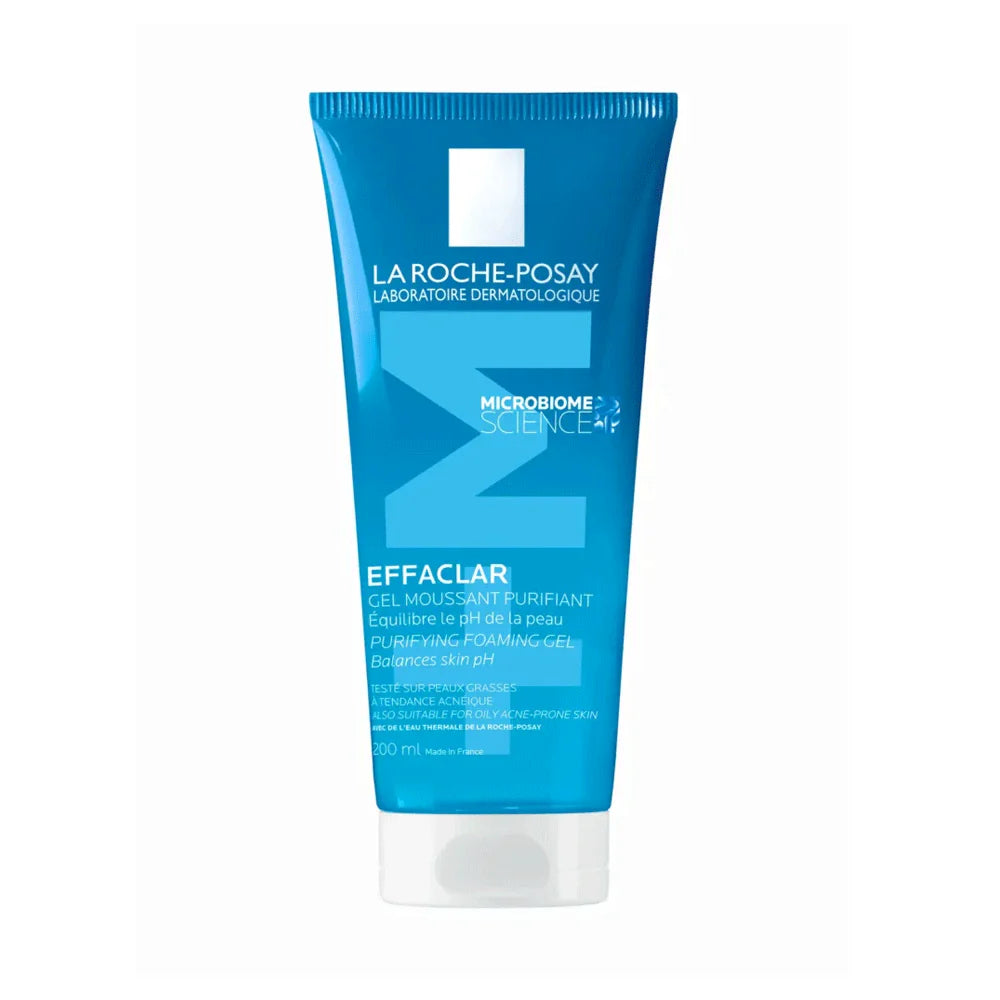 La Roche-Posay Effaclar Purifying Foaming Gel Cleanser 200ml for Oily & Acne-Prone Skin