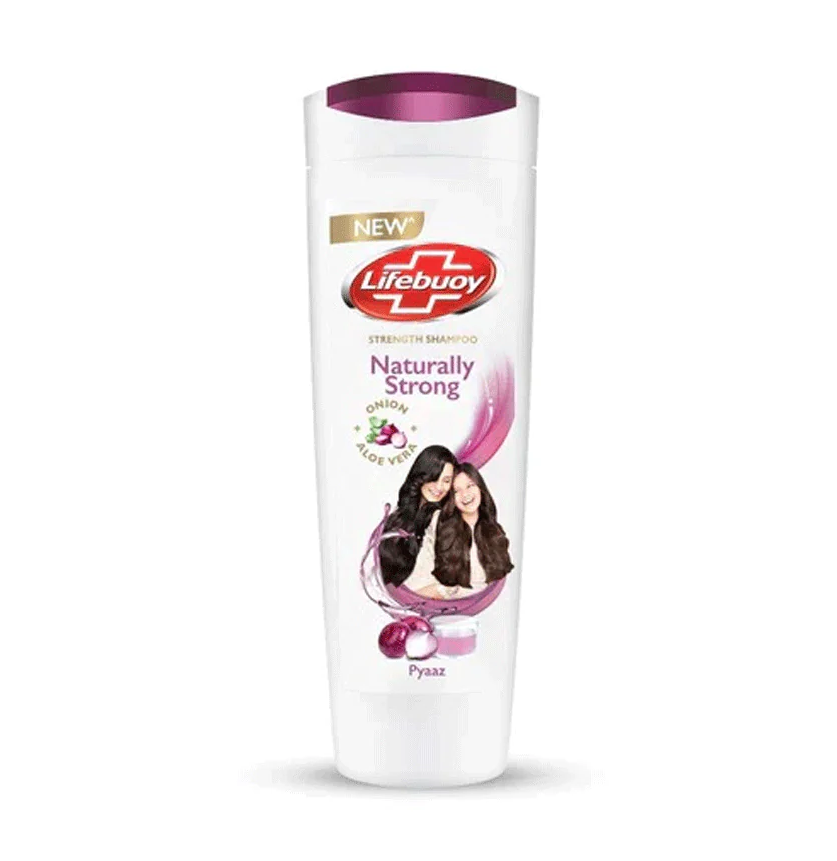 LIFEBOUY NATURALLY STRONG SHAMPOO ONION 370ML