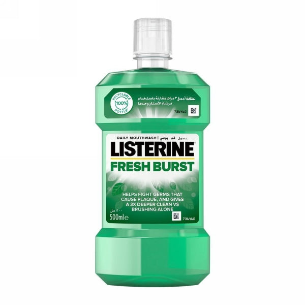 LISTERINE FRESH BURST MOUTH WASH 500ML